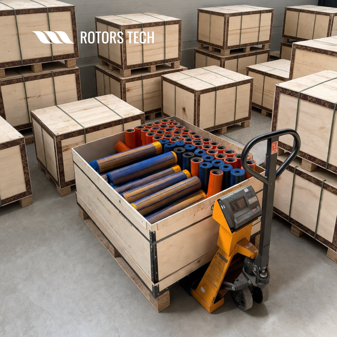 Rotor & Stator Shipment Ready (D6-3 Rotor, 2L6/D6-3/D8-2)