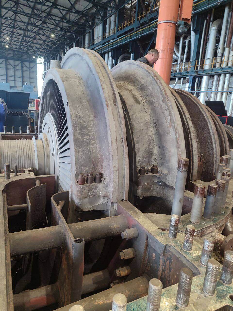 Steam turbine rotors and couplings
