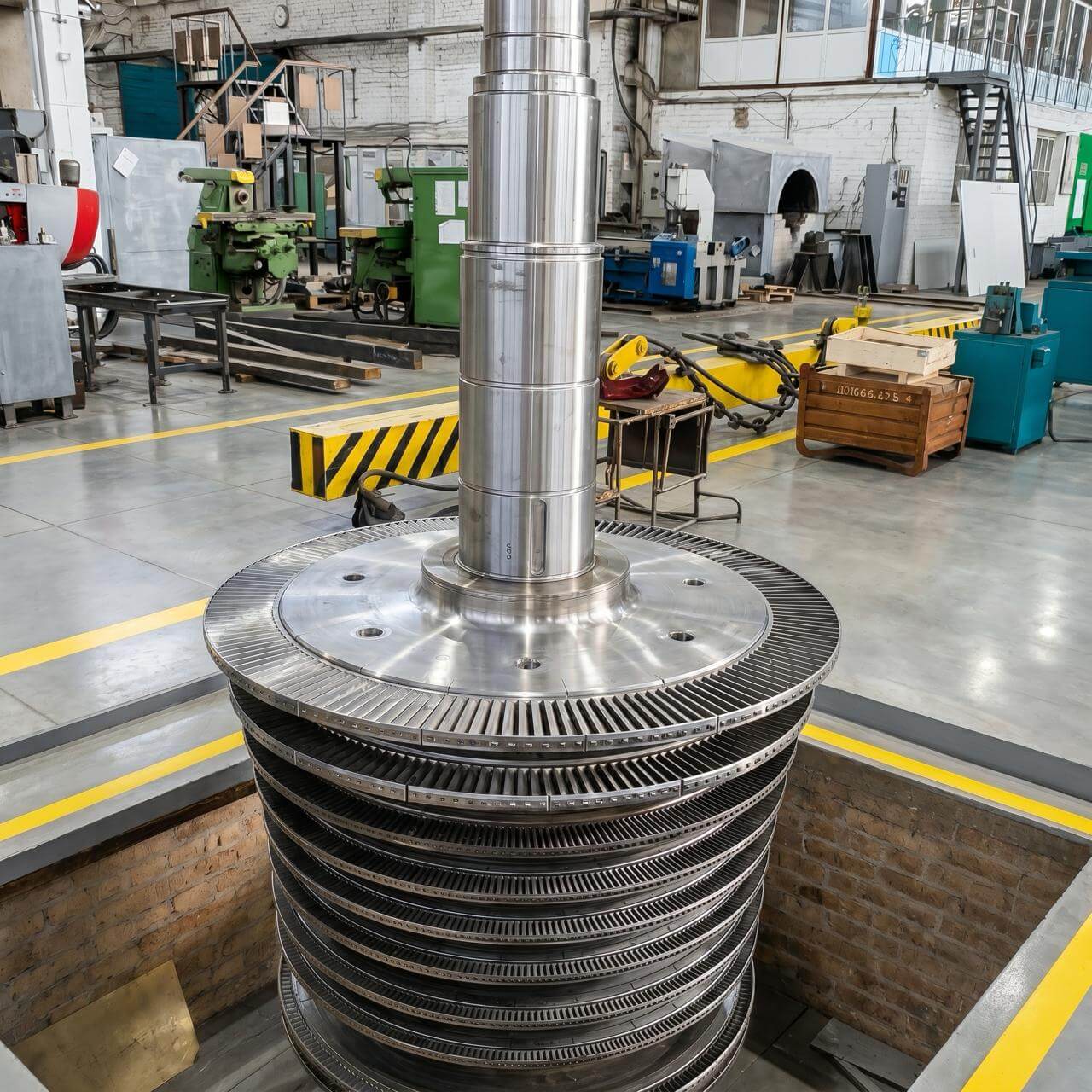 Steam turbine rotors and couplings