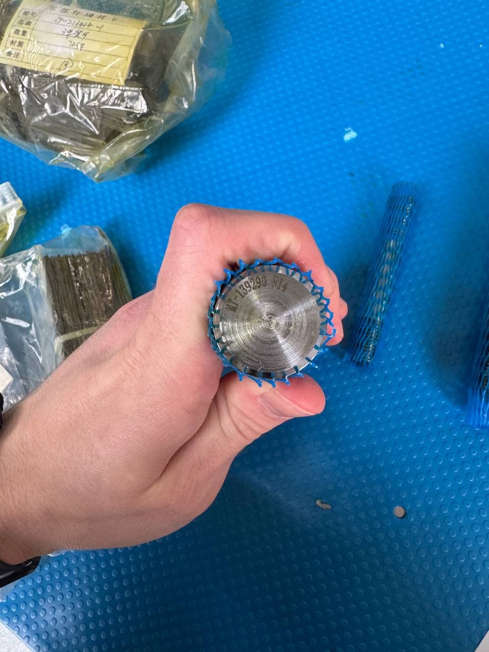 Steam turbine studs, nuts, and springs