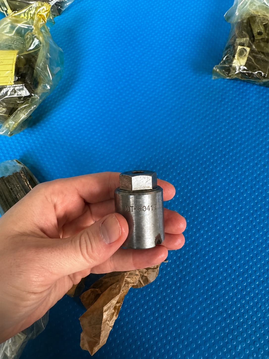 Steam turbine studs, nuts, and springs