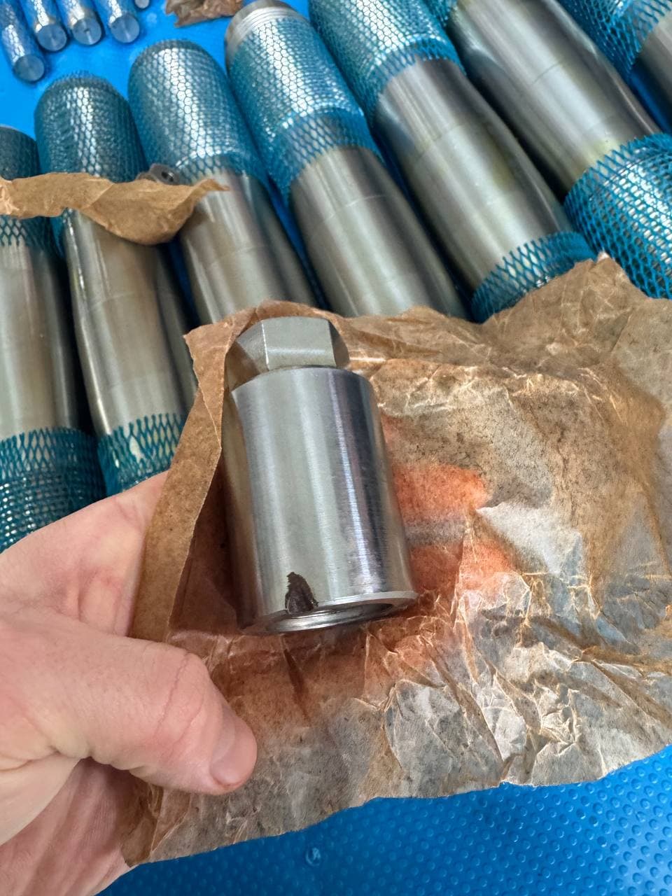 Steam turbine studs, nuts, and springs