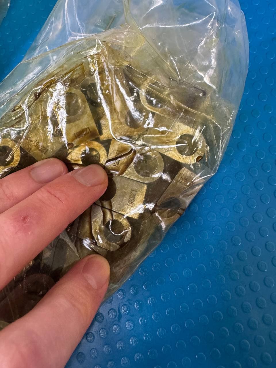 Steam turbine studs, nuts, and springs